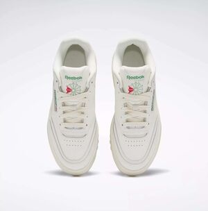 Reebok Club C Extra Chalk/Green Sz 9